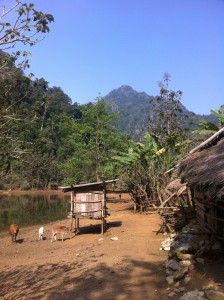 Miao house high in the mountains