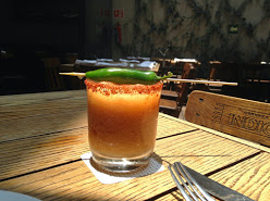 Spicy cocktail at La Capital